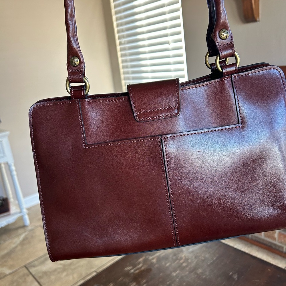 Patricia Nash Rienzo satchel shoulder bag purse leather - Picture 11 of 11